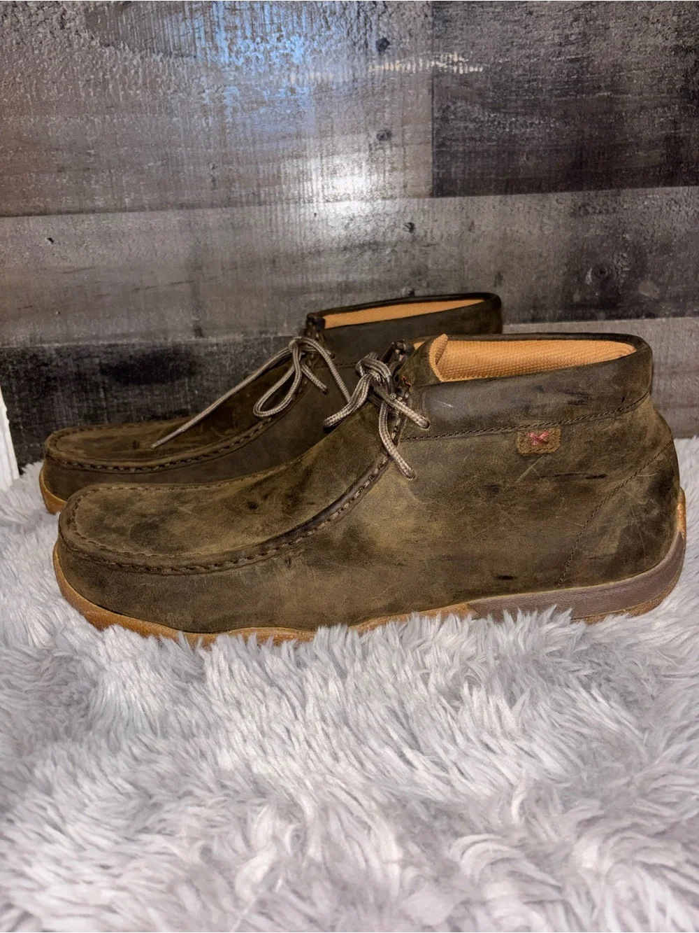 Twisted X Men's Chukka Driving Mocs Mdm0095 Brown 13W